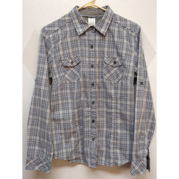 The North Face Tops - The North Face women's plaid button up shirt